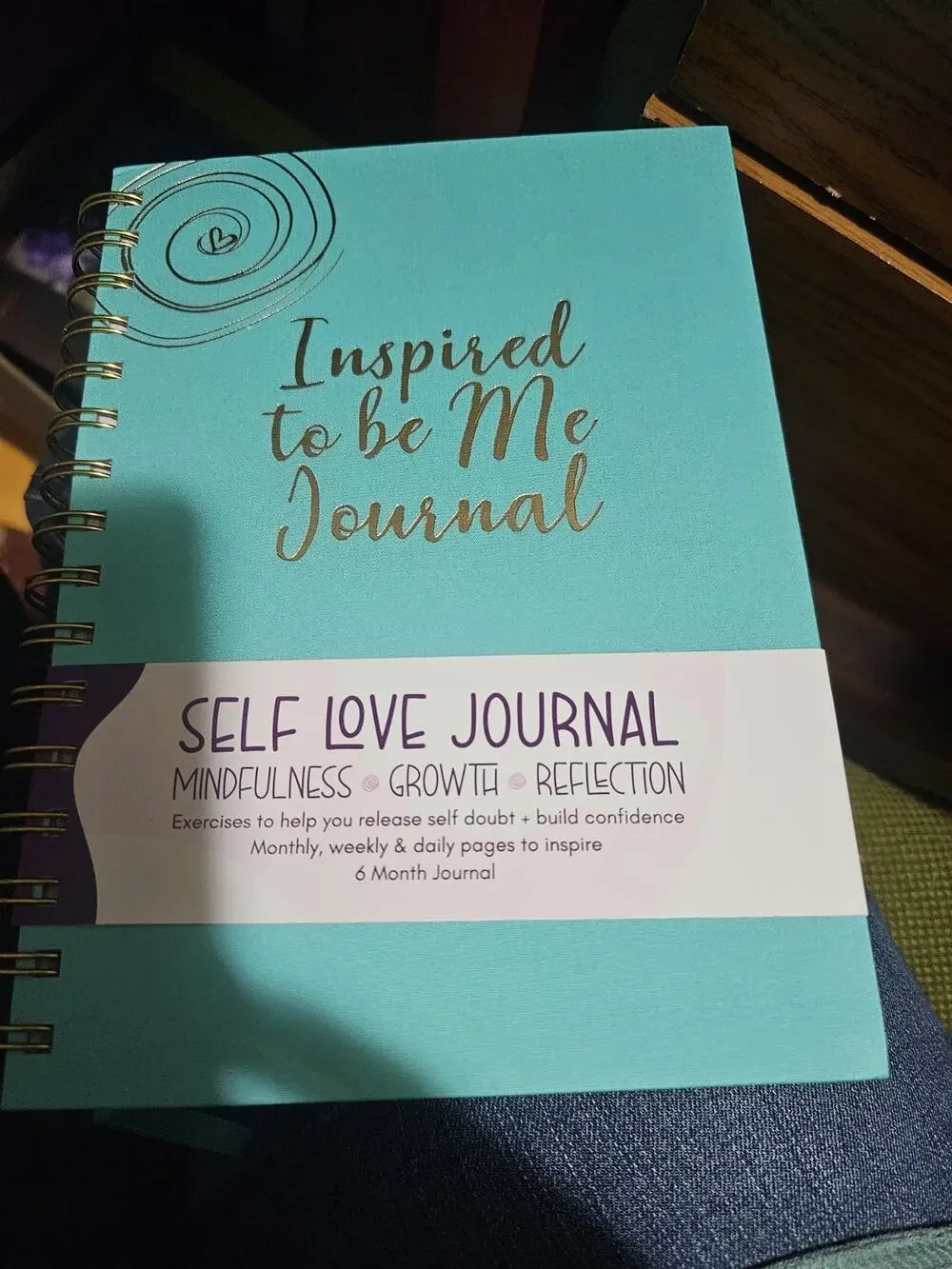 Inspired to Be Me Journal Self-Care Weekly Intention and Reflection Pages NIP